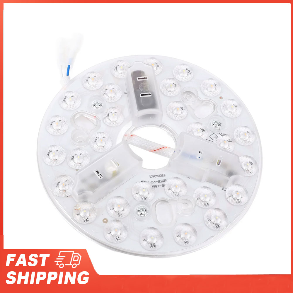 5,3-Zoll-LED-Licht-Nachrüstsatz, Deckenventilator, LED-Licht, Ersatz, einstellbare Helligkeit, multifunktional, 95 bis 265 V, für den Innenbereich