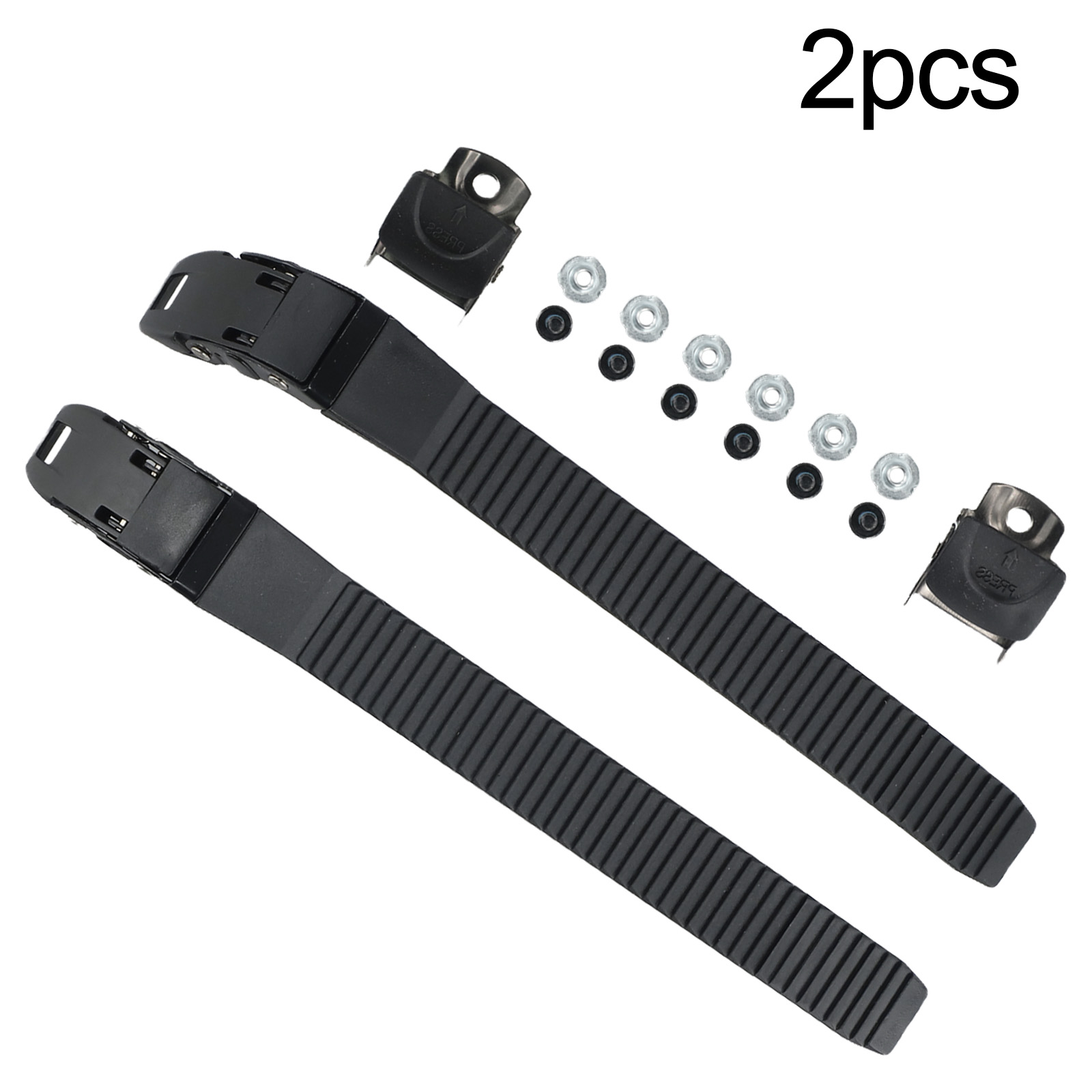 Sangles de fixation pour patins à roulettes, partie Lnline, chaussure de sécurité 210x22x5mm, 2 pièces, accessoires, boucle de Hockey, facile à utiliser