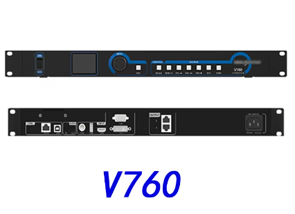 Kontroler procesora wideo Novastar V760 z wyświetlaczem LED i potężną technologią sterowania wyświetlaczem
