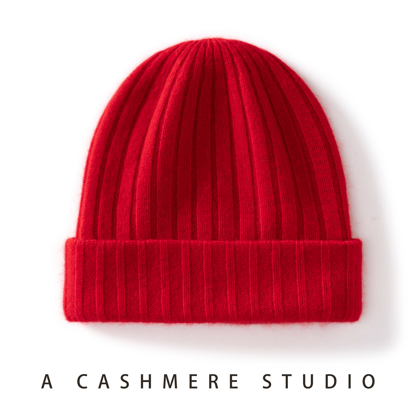 100 % hochwertige Kaschmirmütze für Damen/Herren, zweilagig, verdickt, warme Wintermütze, Outdoor-Skimütze, nahtlos gestrickte Beanie-Mütze für Unisex