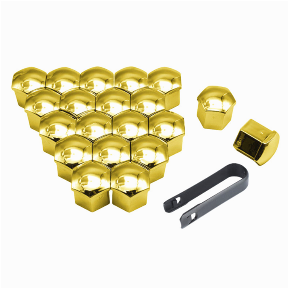 Capuchons de protection universels antirouille pour voiture, pièces automobiles en ABS, garniture, écrou de roue, vis, 2,2, style, 17mm, 19mm, 21mm, 20 pièces