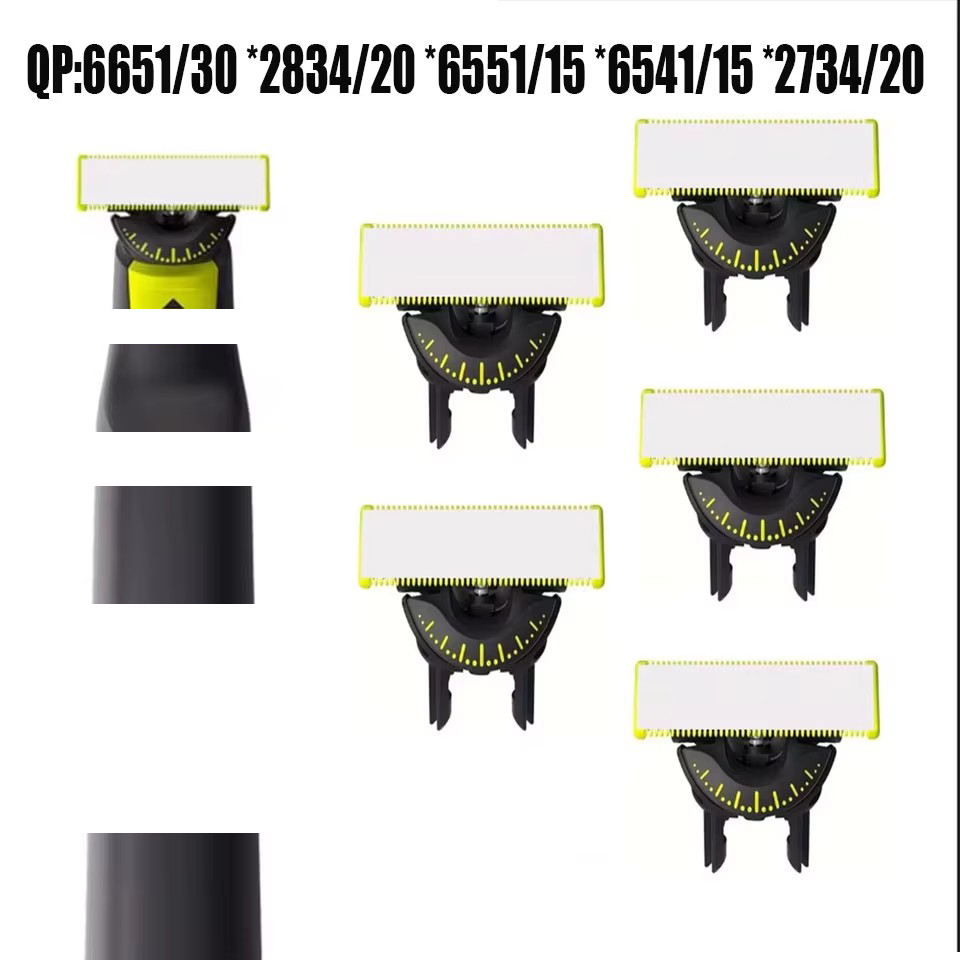 Cuchilla de repuesto para afeitadora 360 para One Blade Pro QP2520 QP2630 QP6510 QP6531 recortadora de barba eléctrica híbrida f