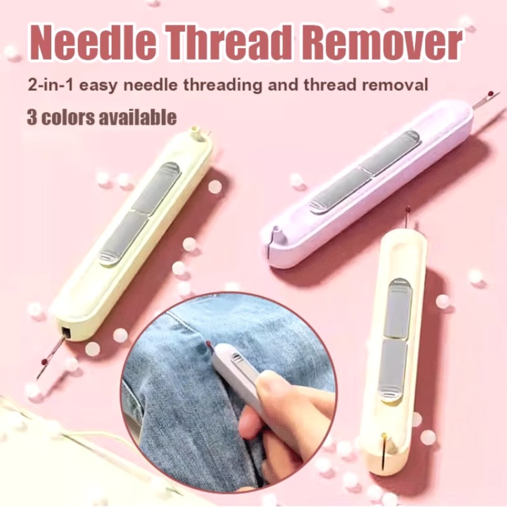 Needlework Threading Needle Threader Embroidery Cross Stitch DIY Sewing Accessories Hand Sewing Special Tools Double Head 2in1