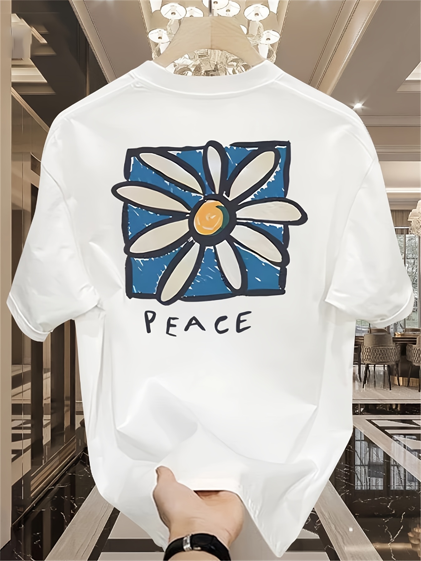 Men's Heavyweight Pure Cotton Short-Sleeve T-Shirt Japanese & Korean Streetwear Style Machine Washable Full of Vintage Charm