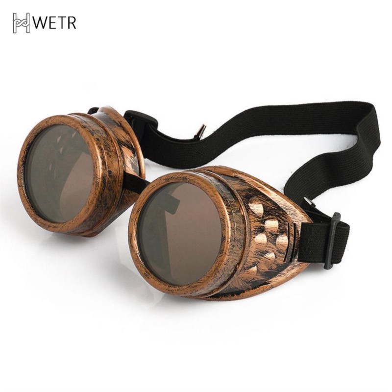 Óculos Steampunk Gótico, Óculos Cyber, Soldagem Retro, Punk, Moda Vintage