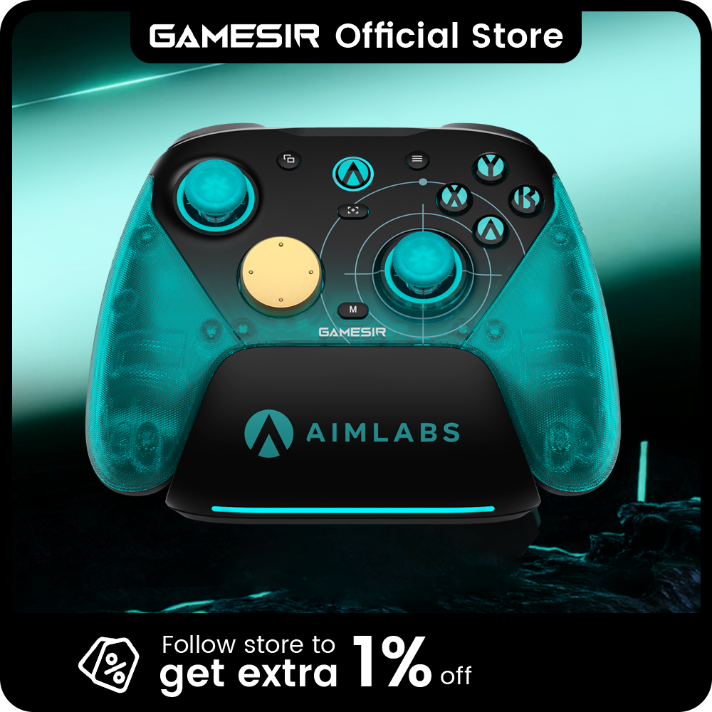 Беспроводной контроллер GameSir G7 Pro 8K Aimlabs Edition для Switch, частота опроса 8000 Гц, джойстик TMR Gen-2, триггеры с эффектом Холла