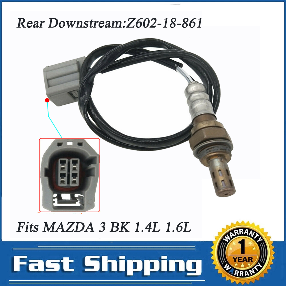 Para MAZDA 3 BK 1.4L 1.6L 2.0L 2.3L Sensor de oxígeno Lamda O2 trasero aguas abajo 2004 2005 2006 2007 2008 2009 ZJ39-18-861A piezas de coche