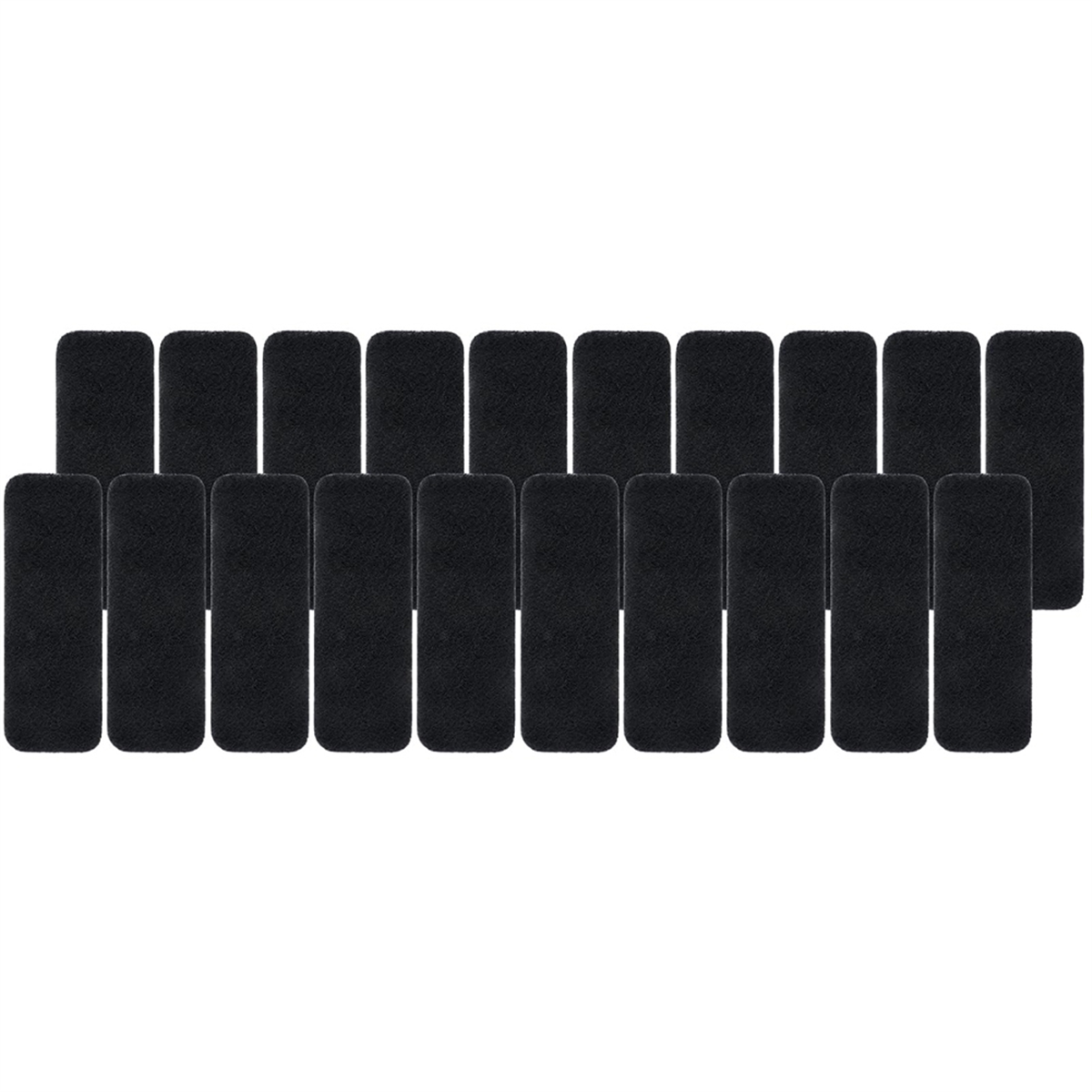 Filtros de aspas para ventilador de techo, almohadillas Purificadoras de aire, carbón de coco, 20 unidades