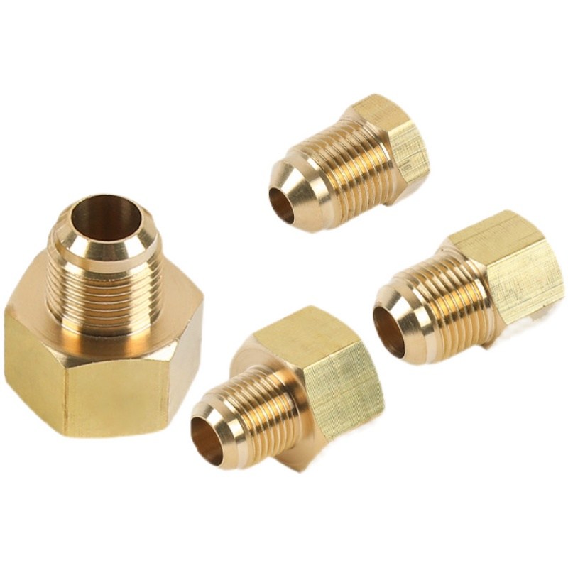 1 PC เครื่องปรับอากาศท่อทองแดงหญิง-ชาย SAAONA Flare ด้ายอะแดปเตอร์ 1/4 3/8 1/2 5/8 3/4 ลด Joint ท่อทองเหลือง