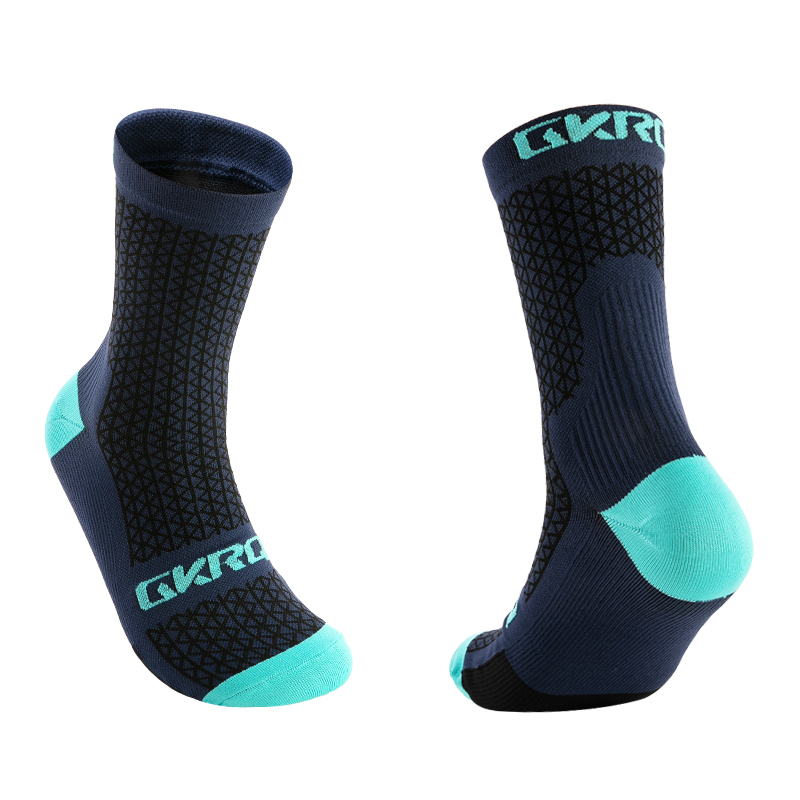 Calcetines de ciclismo profesionales calcetines transpirables para bicicleta de carretera hombres mujeres deportes al aire libre calcetines de deporte de carreras de alta calidad