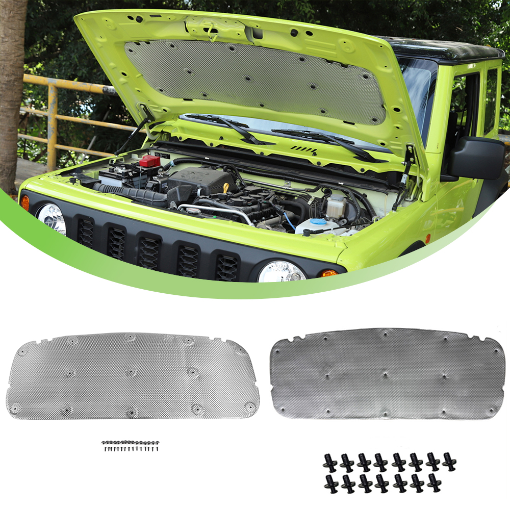 Motor kap warmte-isolatie katoen geluidsdempende afdekking voor Suzuki Jimny 2019 2020 2021 2022 2023 2024+ interieur accessoires