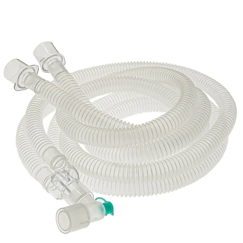 Tierarzt PVC Veterinary Anesthesia Breathing Circuit Grugated Tube Anesthesia Ventilator Jednorazowy sprzęt weterynaryjny