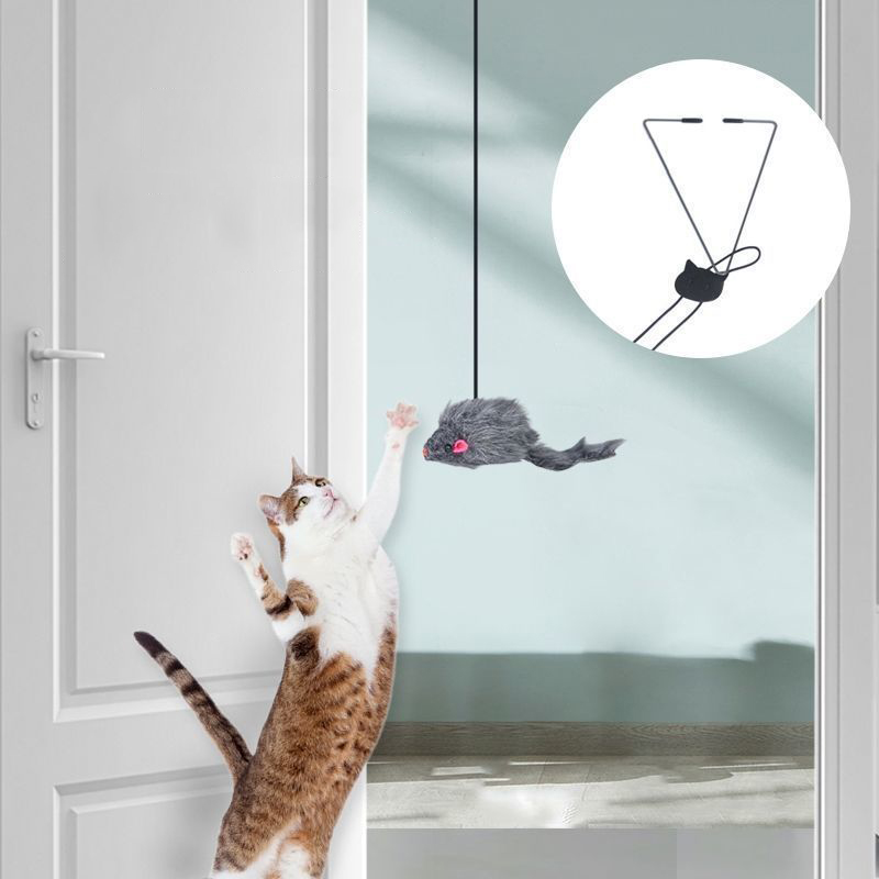 新しいドア吊り猫のおもちゃストレスリリーフリビング吊り下げおもちゃリビングルーム吊り子猫
