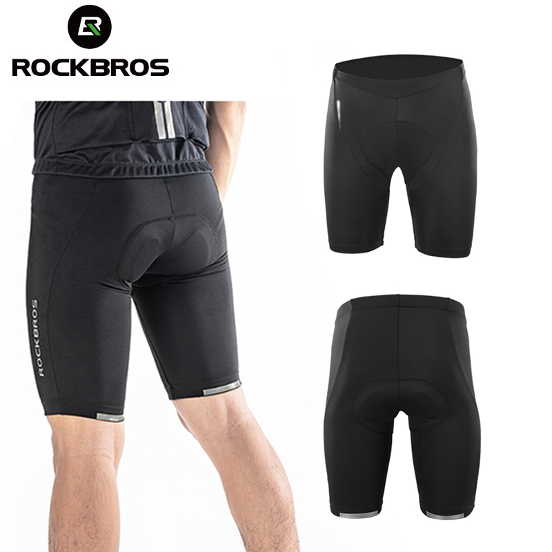 ROCKBROS-pantalones cortos de ciclismo para hombre y mujer, transpirables, con absorción de impacto, para verano