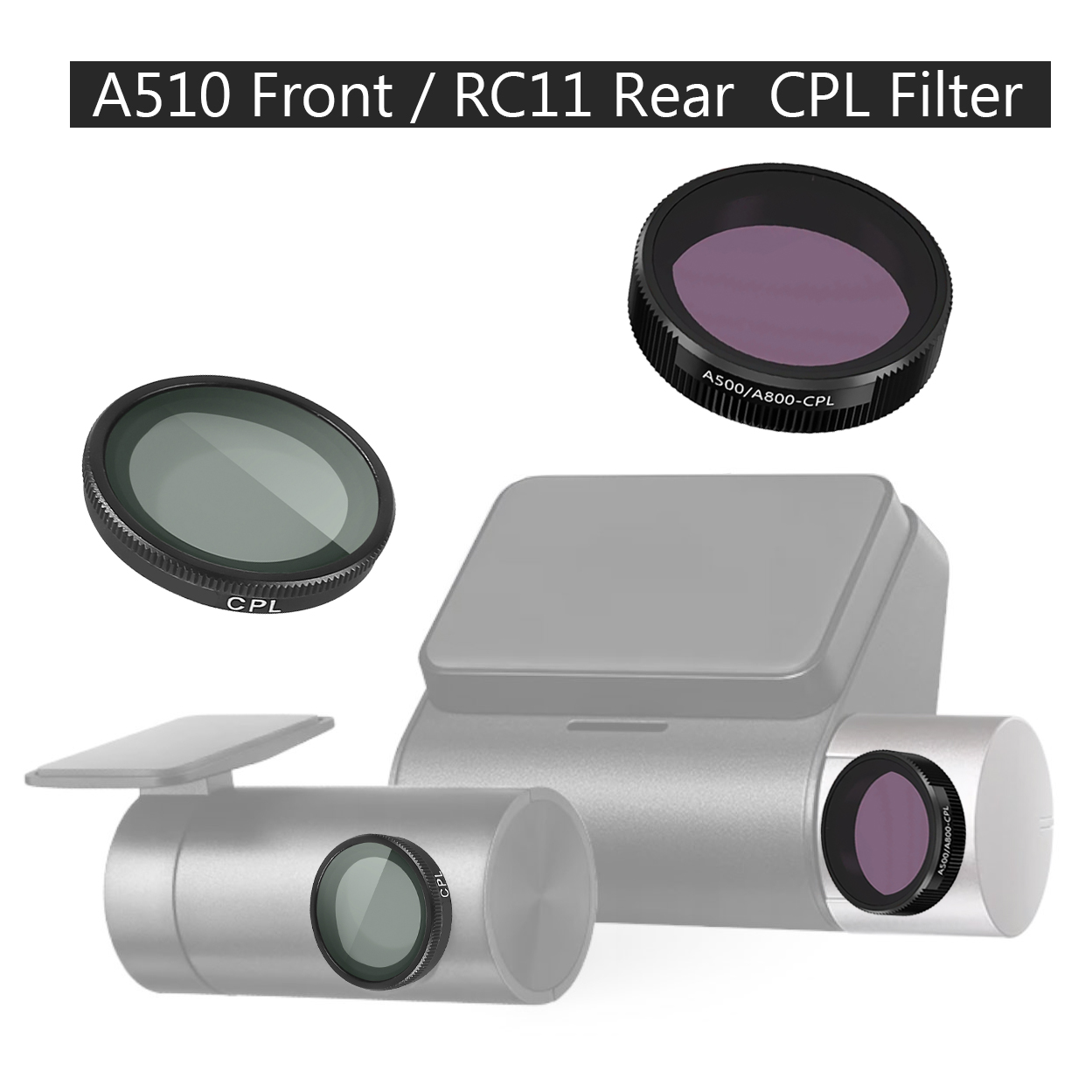 Для 70mai Dash Cam A510 CPL Фильтр для 70mai Rear Cam RC11 CPL Фильтр