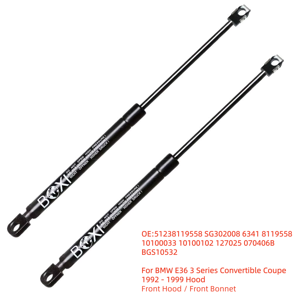 2 шт. газовые пружины-амортизаторы капота 51238119558 SG302008 6341 для BMW E36 3 серии Кабриолет Купе 1992-1999