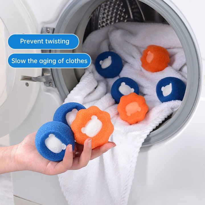 Kit palla per bucato Rimozione peli Vestiti per animali domestici Pulizia Accessori per cani Strumento per prodotti per la casa Rimuove peli di cani e gatti