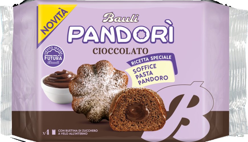 Muffins mit Flüssigkeitsfüllung (4 Stück pro Packung) Pandori Kakao 150g - Bauli