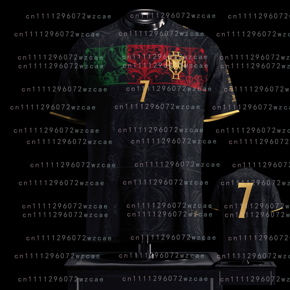 2026 The Siu Last Dance Jersey Soccer T-shirt Training Portugal #7 Men's Football Parent-child OutfitKids Breathable Sportswear
