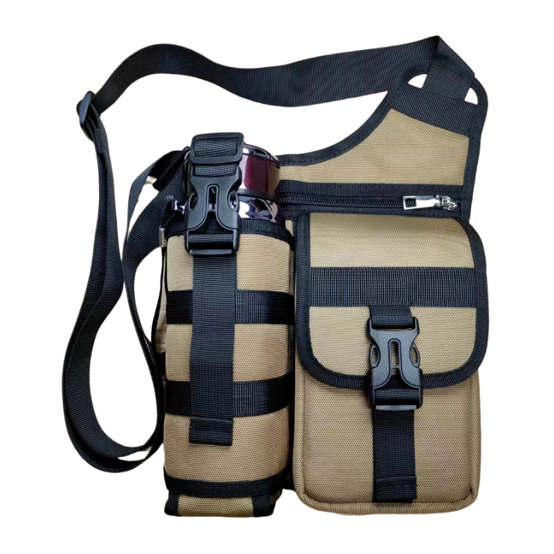 New Leisure Shoulder Bag Crossbody Mobile Phone Bag Walking and Travel Small Water Cup Bag Oxford Cloth sSmall Shoulder Bags