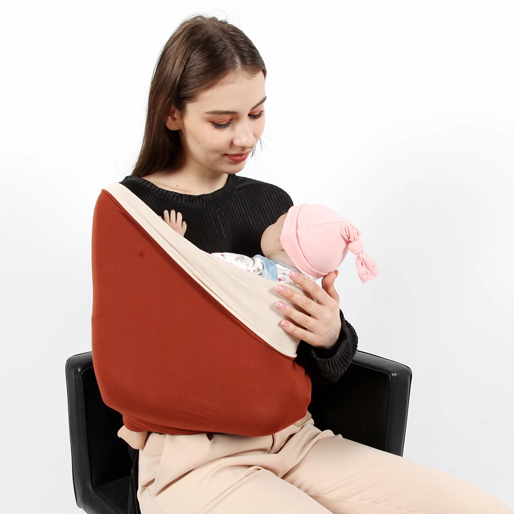 Estilingue para carregar bebês, fácil de usar, edredom para carregar bebês e edredom de segurança para mamãe