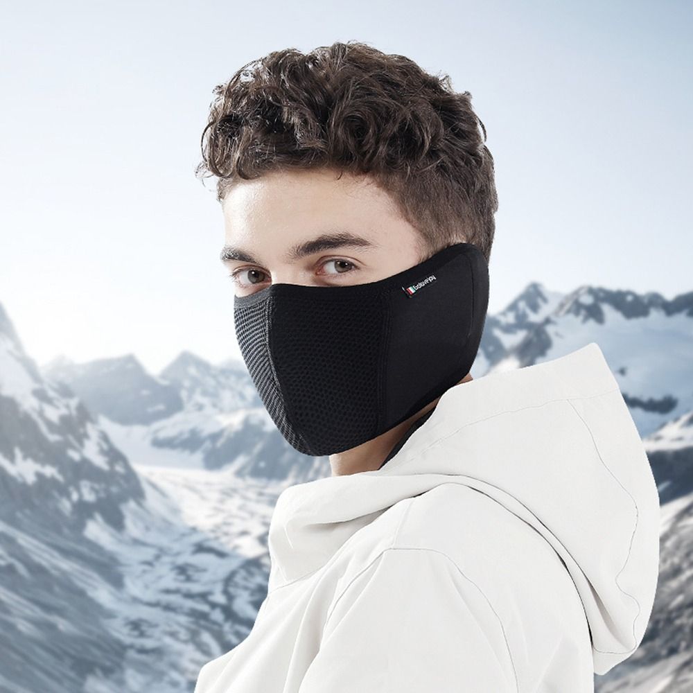 Winter Velvet Thermal Earmuffs Mask Warm Breathable Cycling Earflap Wrap Mask Dustproof Balaclava Outdoor Cycling Skiing