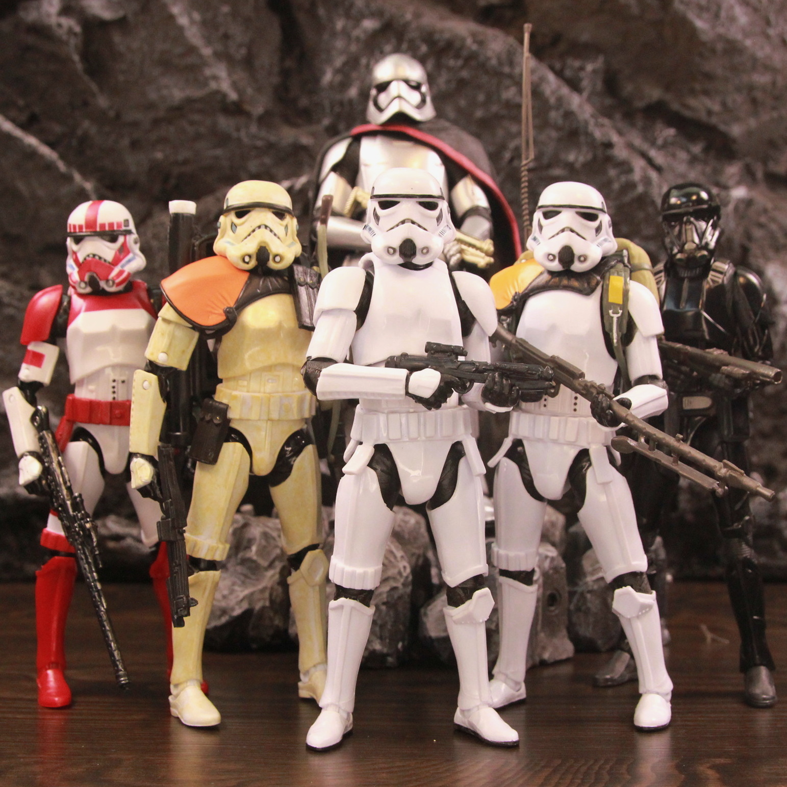 Star Wars Stormtrooper Sandtrooper Jedha Patrol Shock Death 212th Airborne Trooper Phasma 6" Actionfigur Klon Spielzeug Puppenmodell