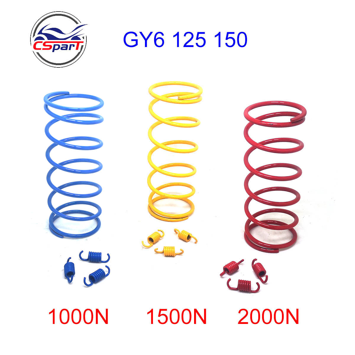 Гоночная производительность GY6 125CC 150CC 1000N 1500N 2000N Пружина крутящего момента сцепления для скутера 152QMI 157QMJ, мопеда, квадроцикла