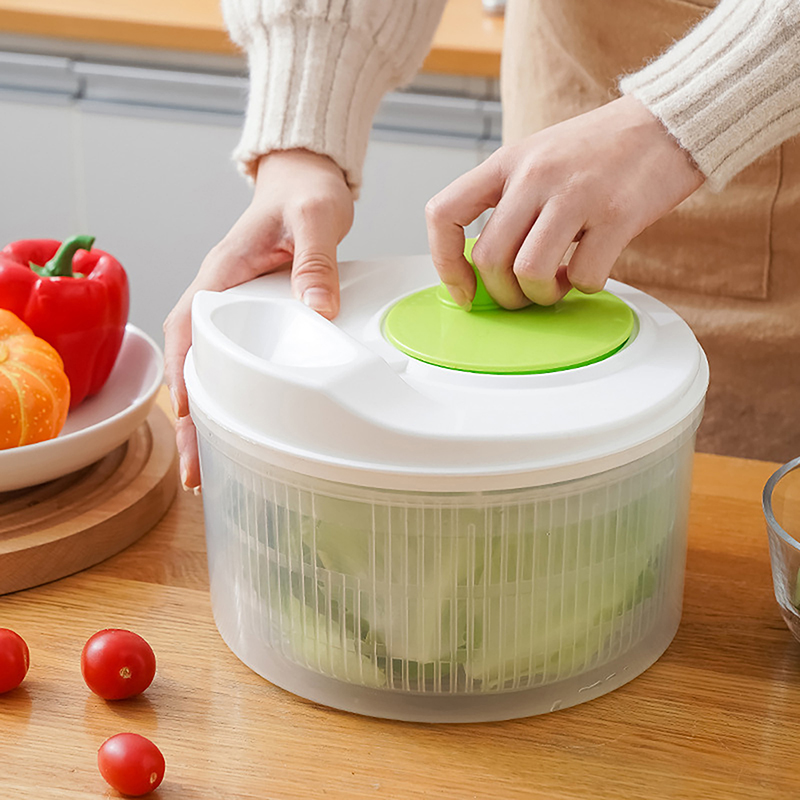 Essiccatore Spinner per insalata verdura frutta cibo cestello di scarico disidratatore lavaggio rapido asciugatura centrifuga manuale cucina strumento domestico