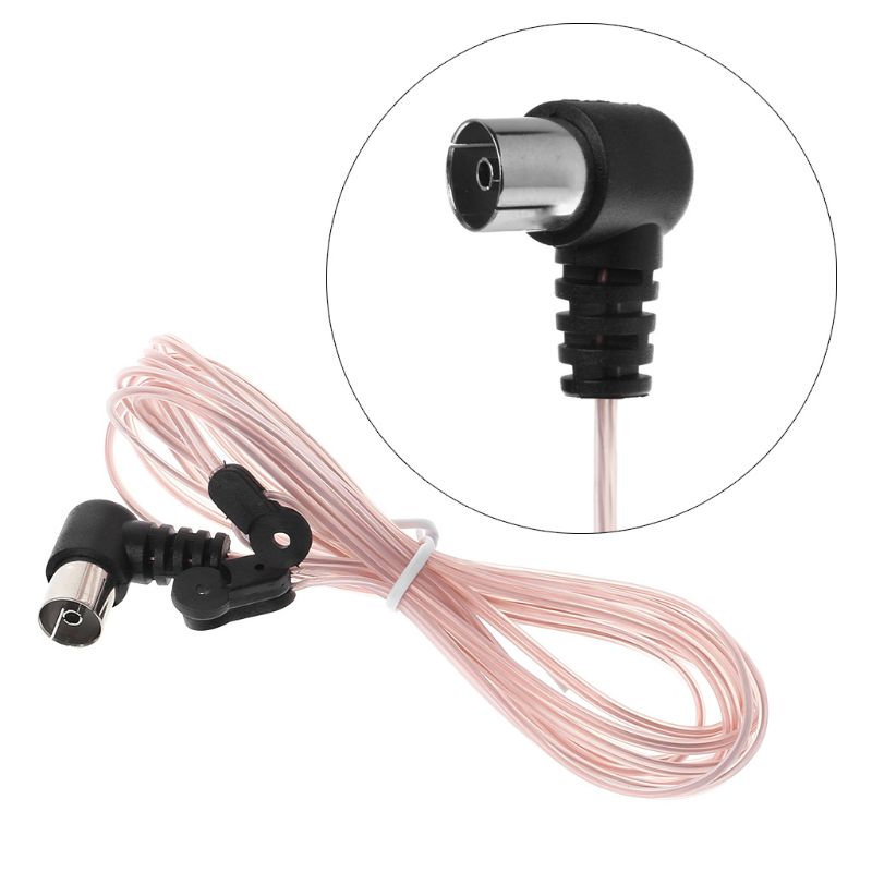 Antena FM 75 Ohm tipo F enchufe Radio doméstica receptor señal estéreo antena 594A