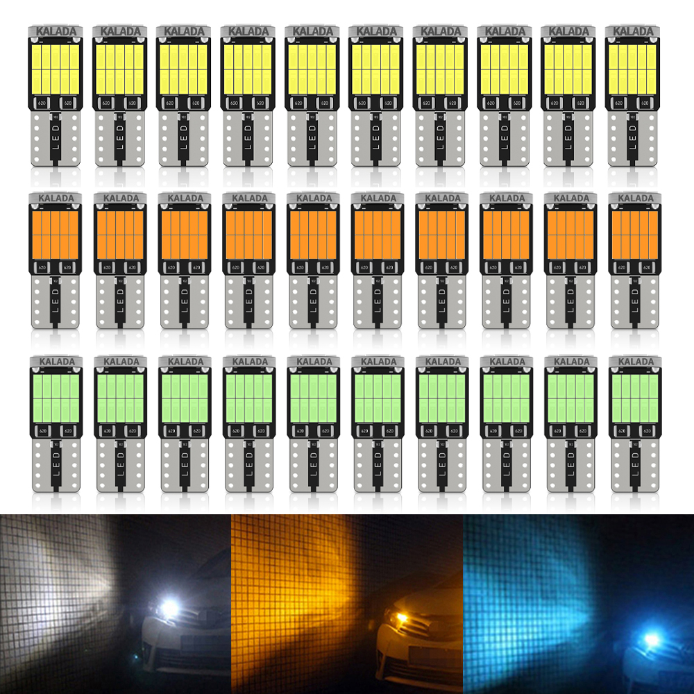 Оптовая продажа 100 шт. T10 W5W 194 501 светодиодные Canbus светильник ры 26 шт. 4014SMD автомобильные внутренние лампы заменяемые аксессуары лампа для чтения DRL 12 В