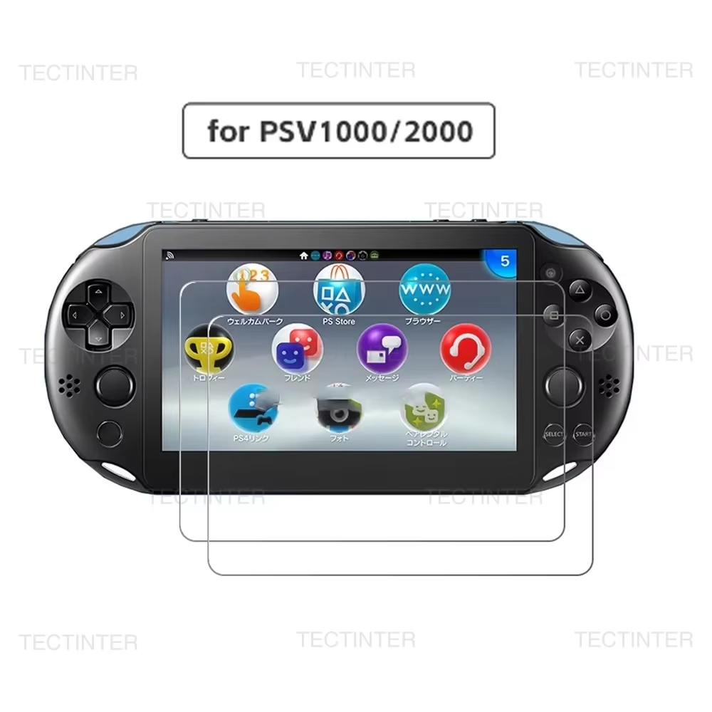 2 pcs Premium Tempered Glass For Sony PSV 2000 1000 PS Vita 2000 PS Vita1000 Screen Protector Protective Film Game Accessories