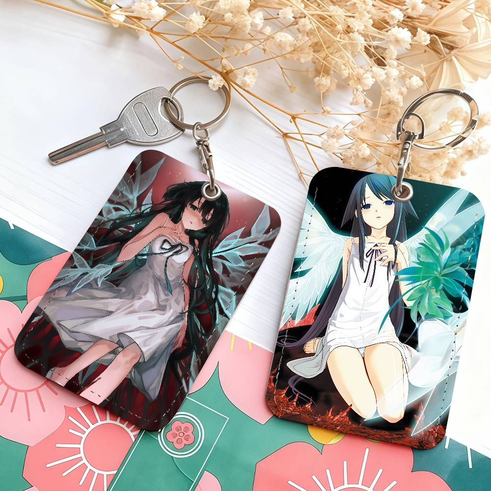 Porta Tarjetas Saya no Uta, Apto para Estudiantes, Autobús, Metro, Banco, Gimnasio y Llavero Antipérdida