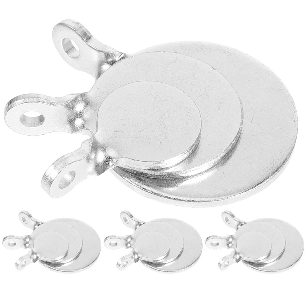 12 Stück Edelstahl-Schieß-Trainingsziele, Mangan-Übungs-Bullseye-Schleuderziele (je 4 Stück 2 cm + 3 cm + 4 cm)