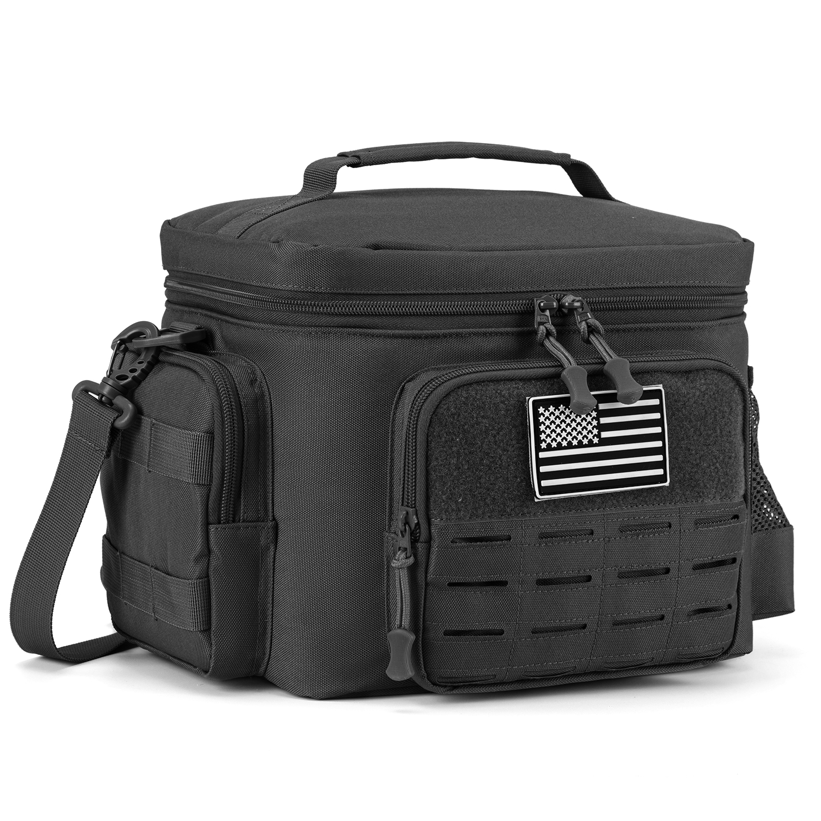 Bolsa térmica táctica para exteriores, fiambrera resistente para trabajo, bolsa de almuerzo duradera con aislamiento a prueba de fugas para hombres, comida, Camping, Picnic