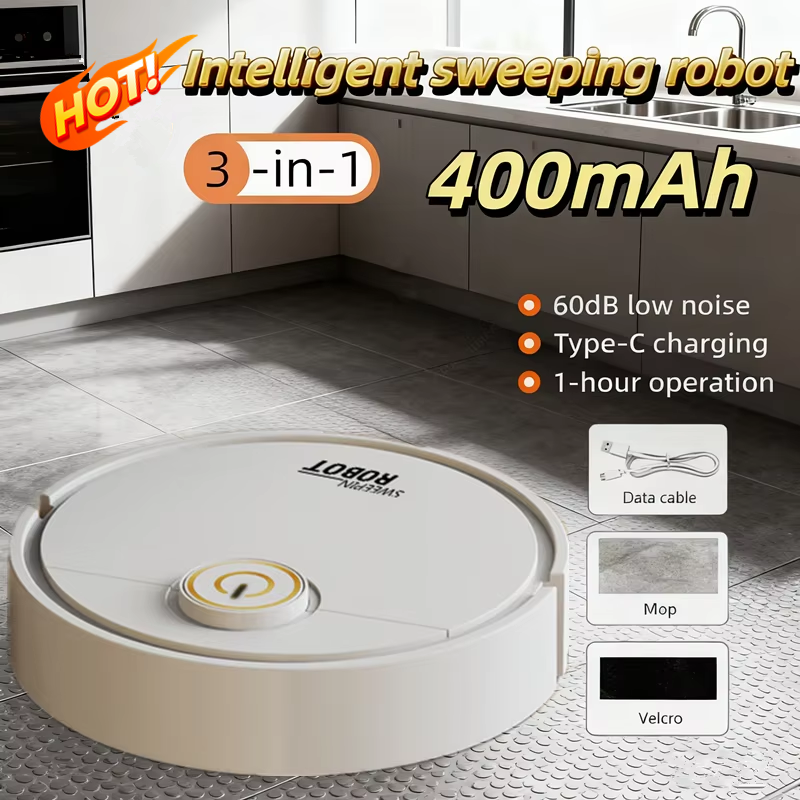 6000pa 強力吸引 スマート掃除ロボット Type-C充電 水洗い可能 ペットの毛対応 硬い床 キッチン 部屋 掃除ロボット 2026