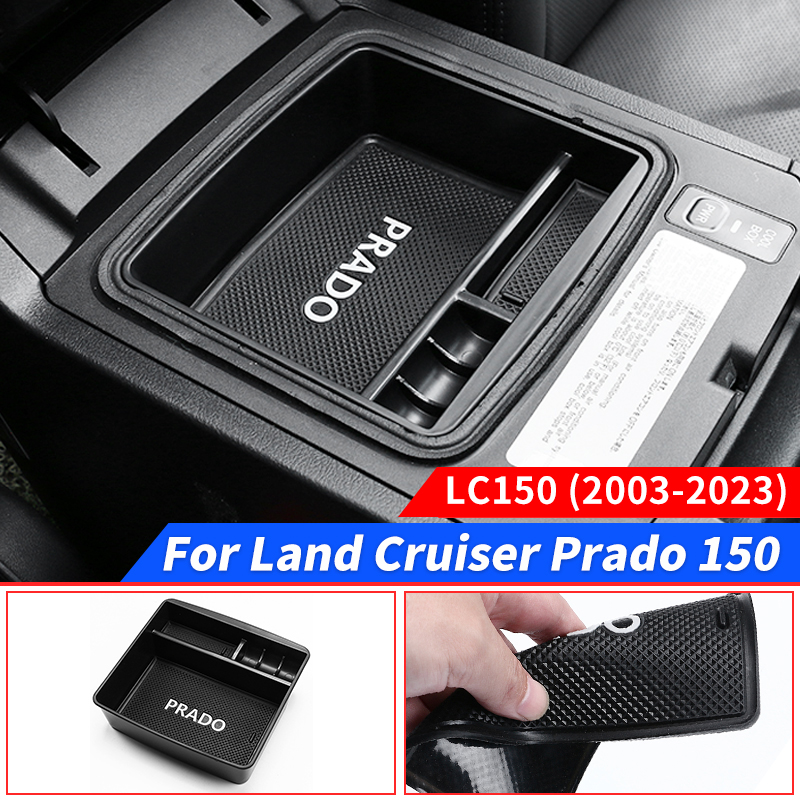 Caja reposabrazos para Toyota Land Cruiser Prado 150 120 2003 2021, caja de almacenamiento para refrigerador, accesorios de modificación Fj150 Lc150 Lc120, 150-120 2020 2019 2018 2017 2016 2015 2014 2013 2012 2011