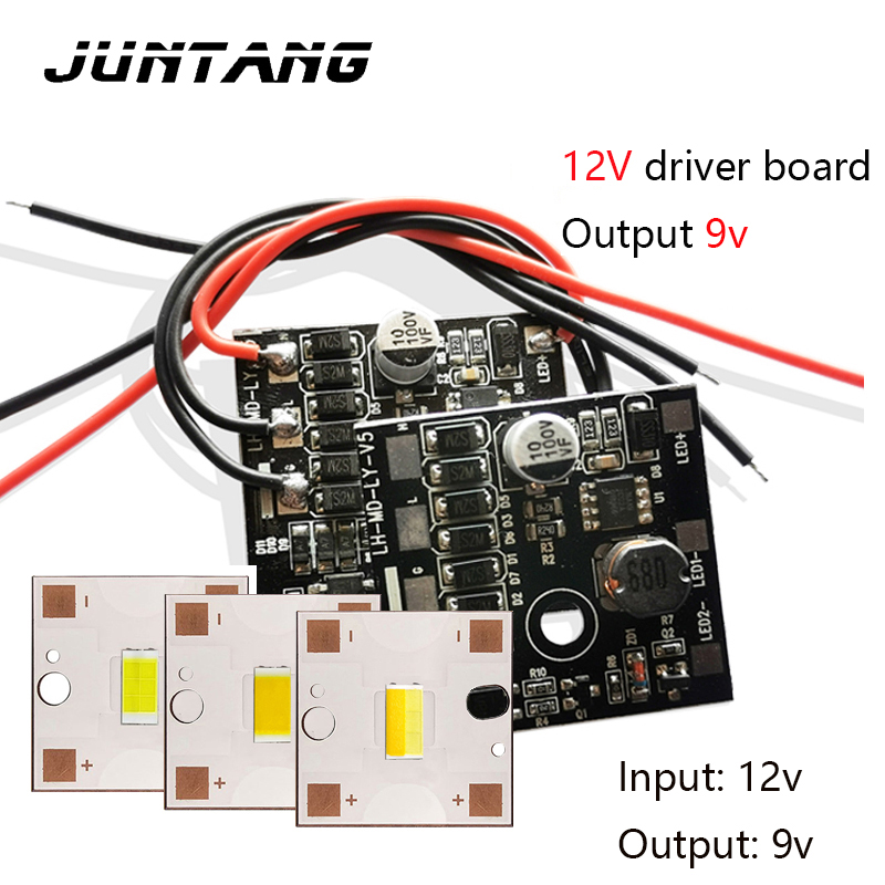 Alta potência led 3570 cerâmica 30w ultra brilhante componente do motorista de manutenção da luz do carro luz branca limão amarelo distante e perto integr