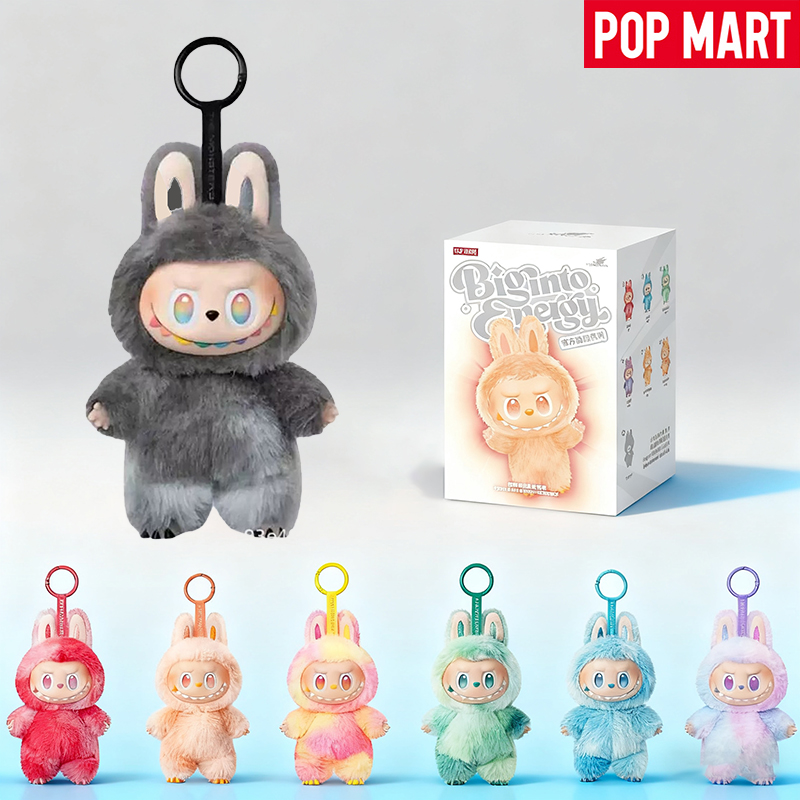 POPMART Labubu The Monsters Series слепая загадочная коробка случайная большая в энергию кукла виниловый кулон Коллекционная плюшевая игрушка фигурка в подарок