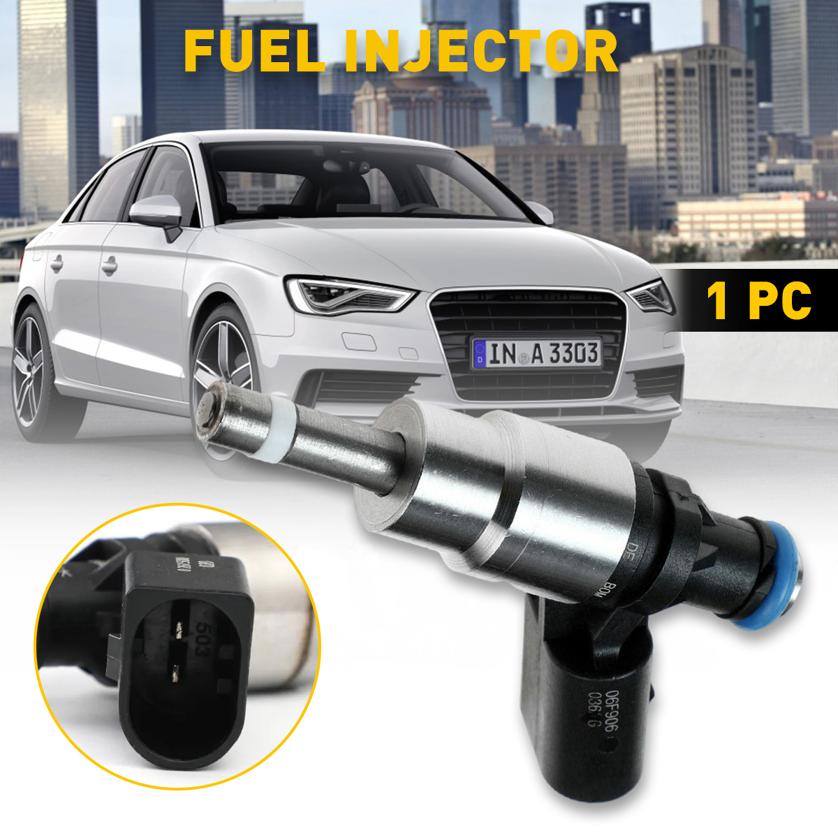 Hoge Kwaliteit Brandstof Injector Geschikt Voor Audi A3 A4 A6 Seat Altea/Altea Xl Skoda Octavia Vw Golf Jetta Passat Hoge Kwaliteit 06f906036