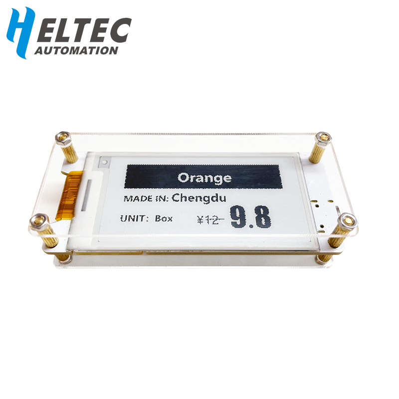 Heltec Meshtastic LoRa สมาร์ทราคา E-Ink จอแสดงผล ESP32 และ LoRa สีดําและสีขาว 2.13 นิ้ว 863 ~ 928MHz SX1262 Wi-Fi BLE