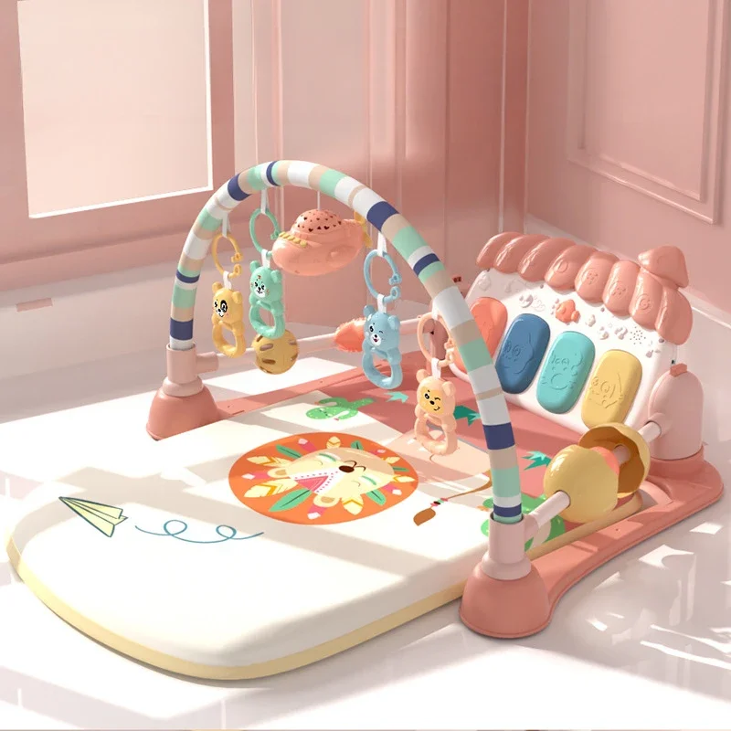 Esteras de Piano para Fitness para bebé, bonito tapete para actividades en interiores para gatear, Musical, educativo, gimnasio, suave, regalos para bebé recién nacido