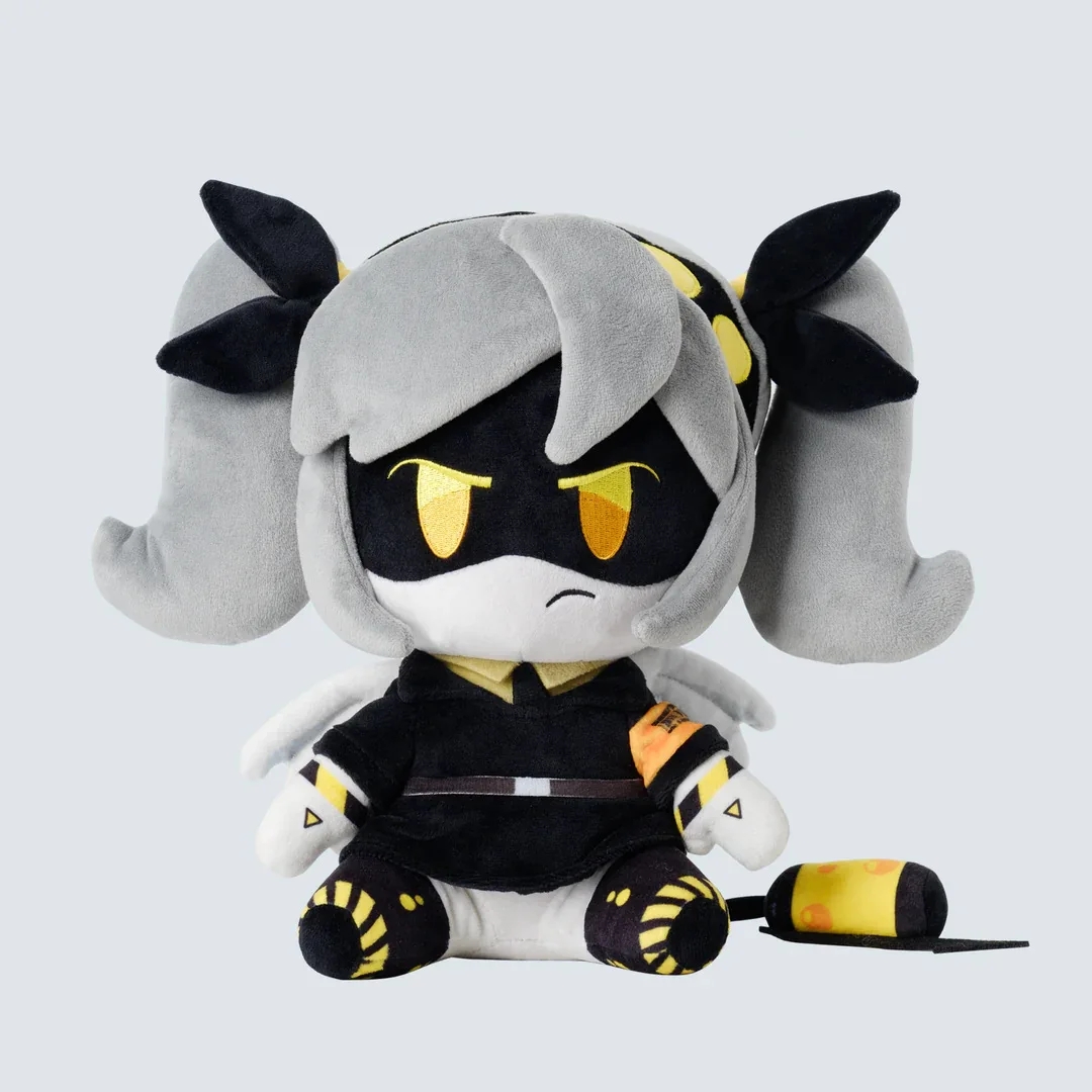 30cm assassinato drones menina brinquedos de pelúcia kawaii dos desenhos animados anime n cão udi plushie boneca macio assassinos pequeno robô brinquedos para crianças natal