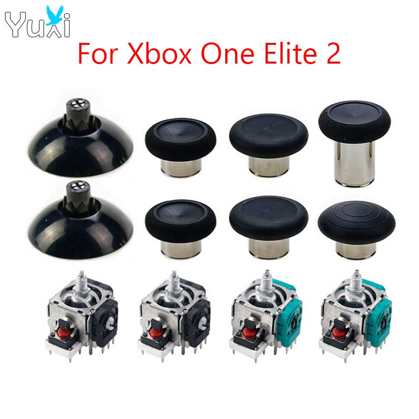 YuXi For Xbox One Elite 2 3D Analog Joystick Thumb Sticks Sucker Base Magnetic Thumbsticks For Xbox Elite Series 2 Controller