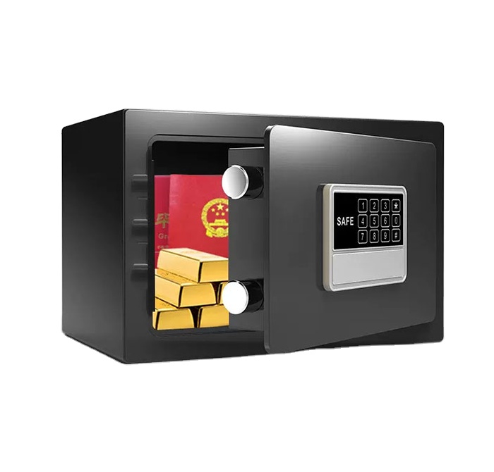 電子デジタル指紋ロッカー,オフィス金庫,ホームバンク,小さな金属製金庫,貸金庫,パスワード指紋ロック