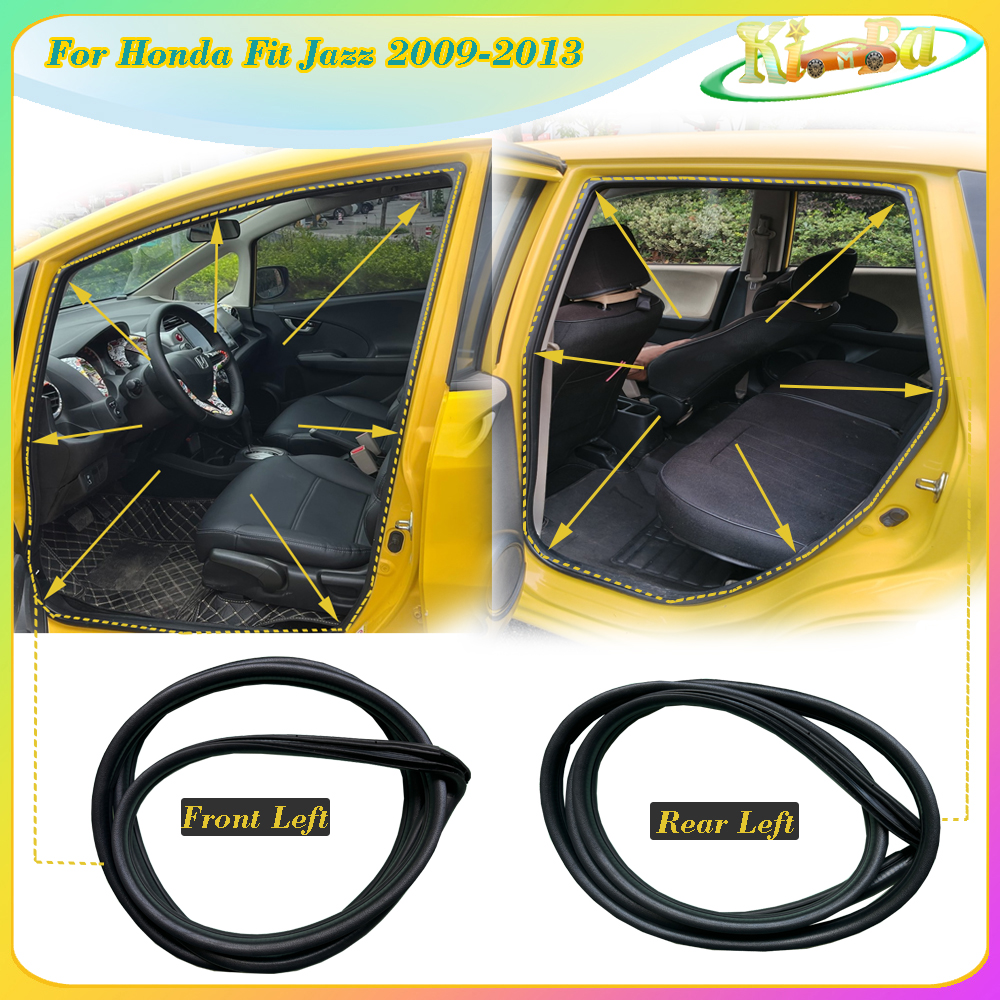 KIMBA รองเท้าสำหรับ Honda Fit Jazz 2009 2010 2011 2012 2013รถกรอบประตูซีลกันน้ำแถบ