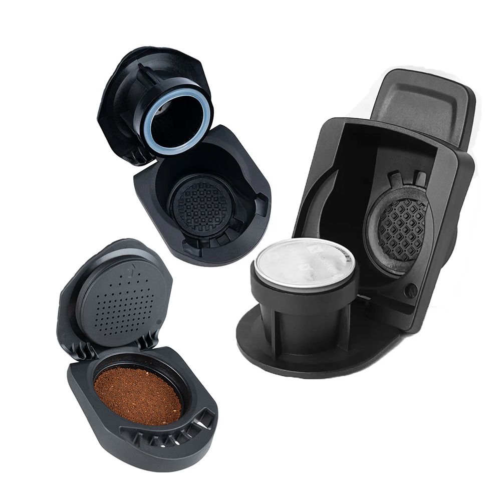 Адаптер для капсул Nespresso Original, позволяющий использовать их в кофемашине Dolce Gusto, создавая кремую пену, для кофемашины Dolce Gusto CIRCOLO Genio.