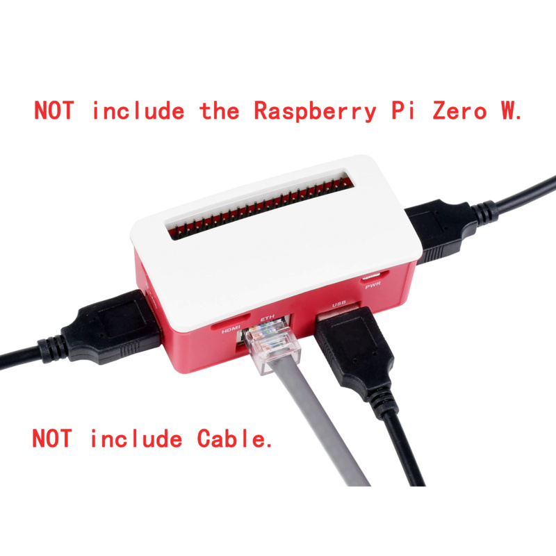 Ethernet USB Expansion Board HUB HAS RJ45 Module BOX Starter Kit for RPI 0 0W Raspberry Pi Zero 2 W 2 W W2 WH With Case