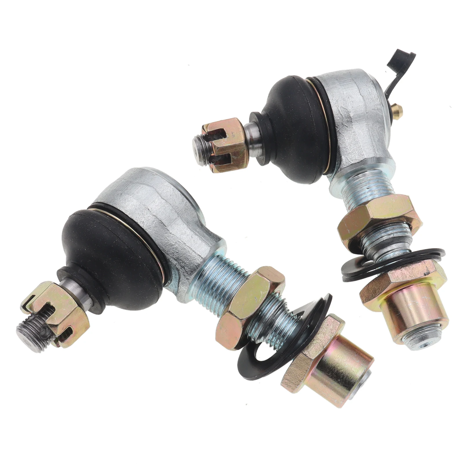 1 pièces filetage droit M14-M18 * M12 boulon embout de biellette rotule avec trou d'huile pour 150cc 250cc Quad Buggy Dirt Bike ATV Go Kart