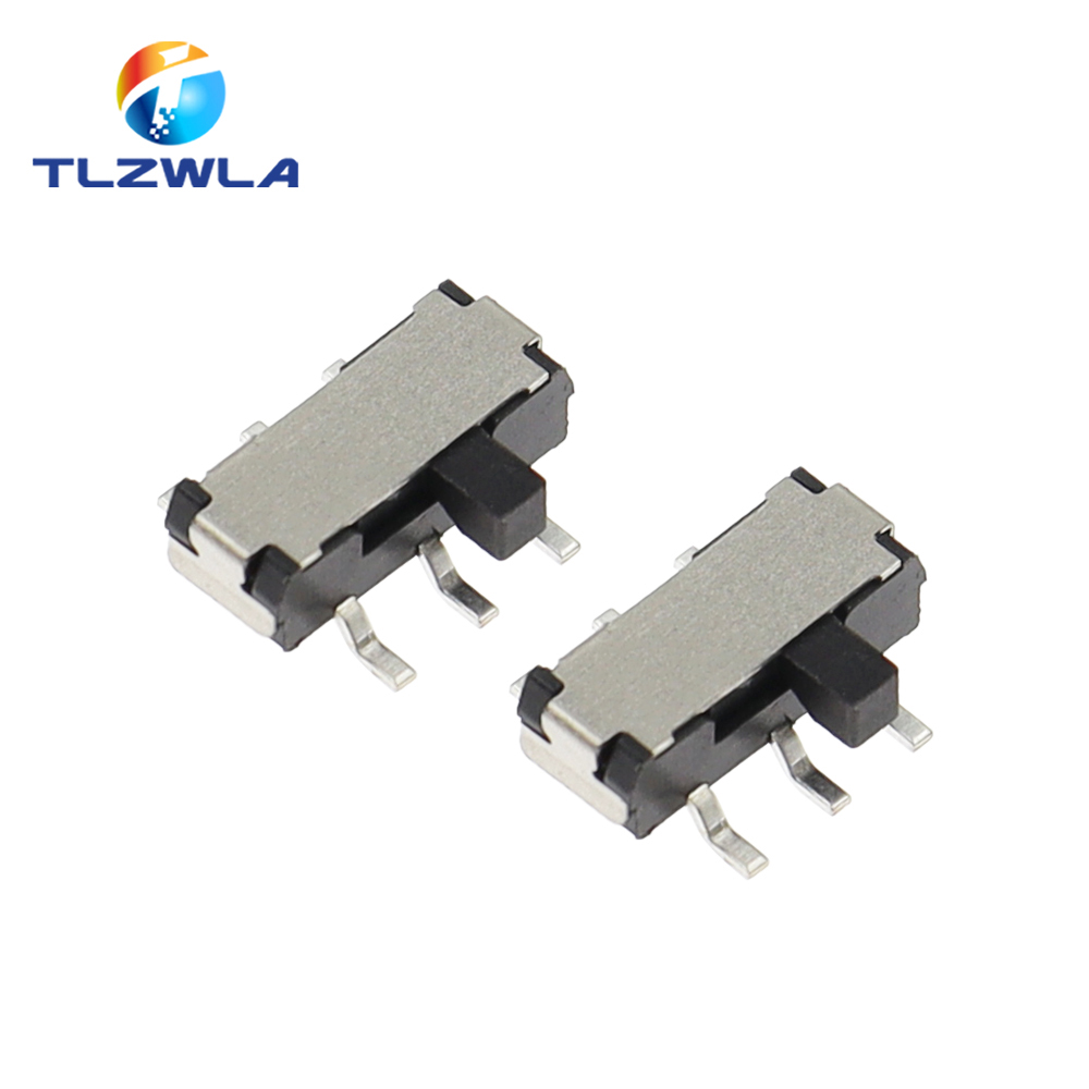 20 sztuk MSK-22D27 SMD przełącznik boczny 6-pinowy mikroprzełącznik 1P2T przełącznik suwakowy